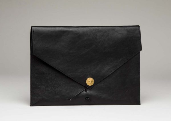 Kungsten Leather Laptop Cover Black