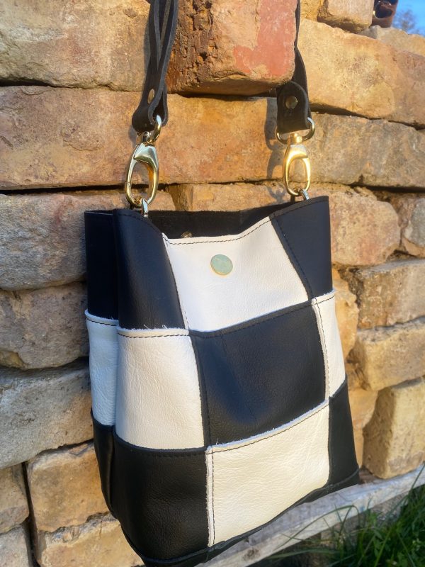 Rut Soft Bag Small Black & White