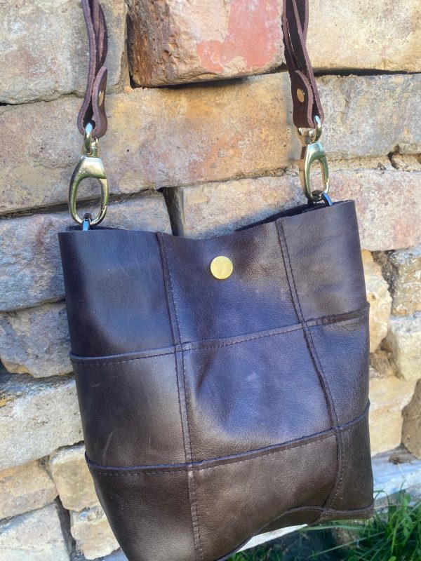 Rut Soft Bag Small Dark Brown