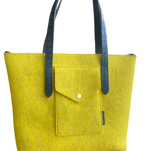 The Wool Bag Mustard Zipper L
