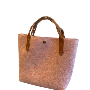 Wool Bag M Peach Light