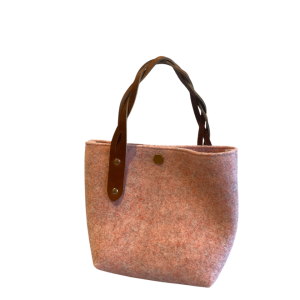 Wool Bag S Peach Light