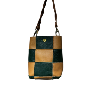 Rut Praline Bag Soft Green & Cognac